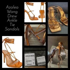 Azaleawang Drew ankle tie sandals